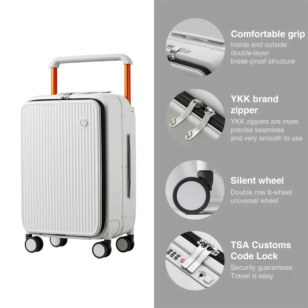 Maleta de Viaje con Bolsillo Frontal para Portátil