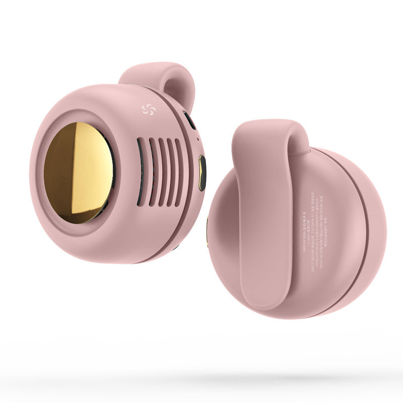 Mini waist-hanging handheld fan
