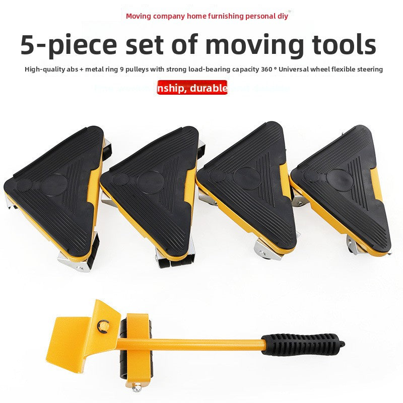 Universal wheel moving tool - Mobile pulley