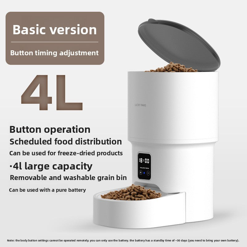 Smart Pet Feeder with Timer and Voice Control