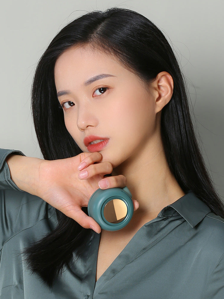 Mini waist-hanging handheld fan