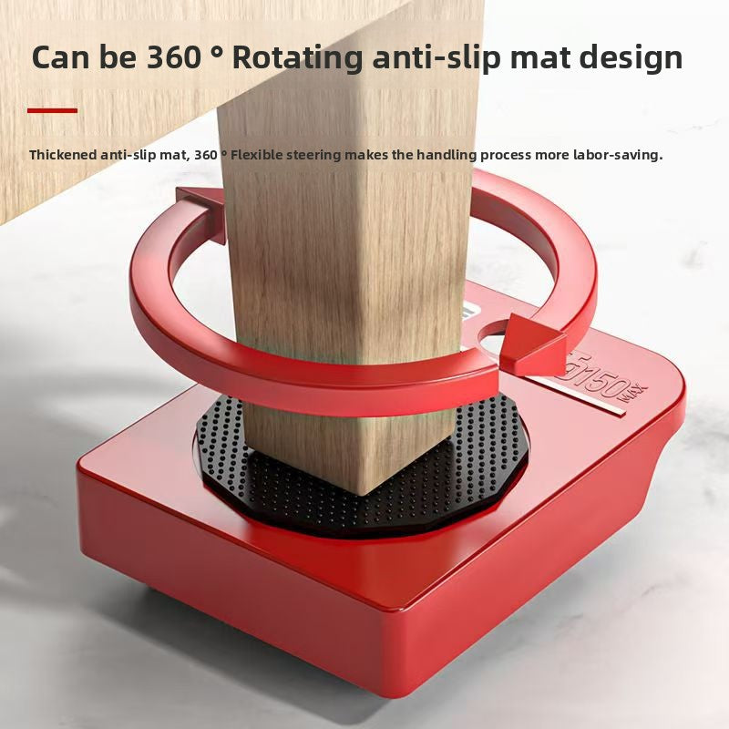 Universal wheel moving tool - Mobile pulley