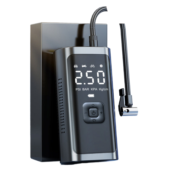 Portable Car Tire Air Pump with Digital Display