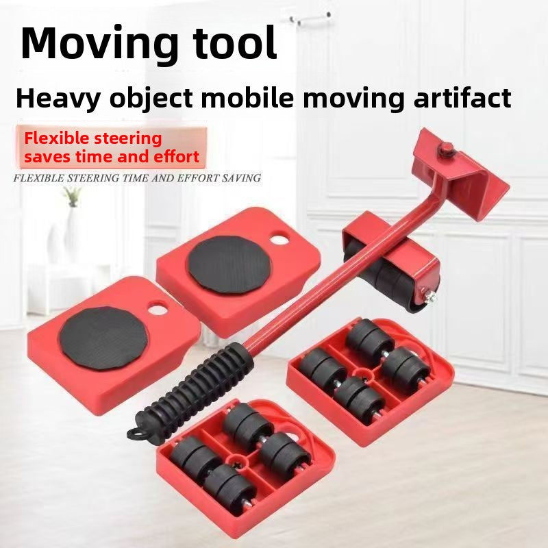 Universal wheel moving tool - Mobile pulley